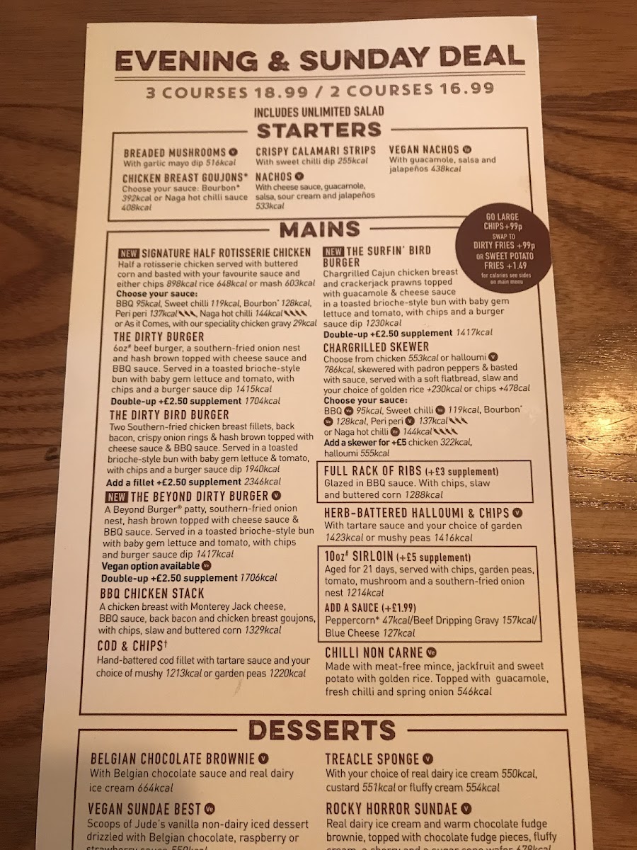 Menu Harvester Beech Hurst Haywards Heath-5